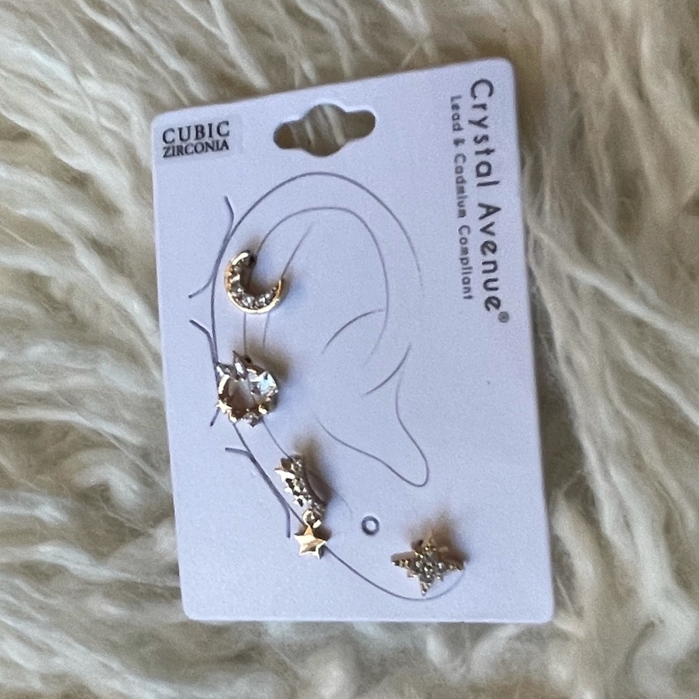 Cubic Zirconia Earring Set